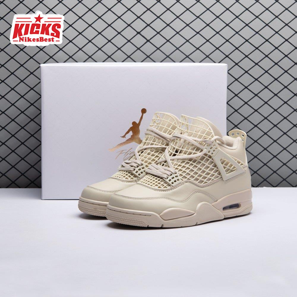 Air Jordan 4 Retro Net Rattan FN7251-200 Unisex