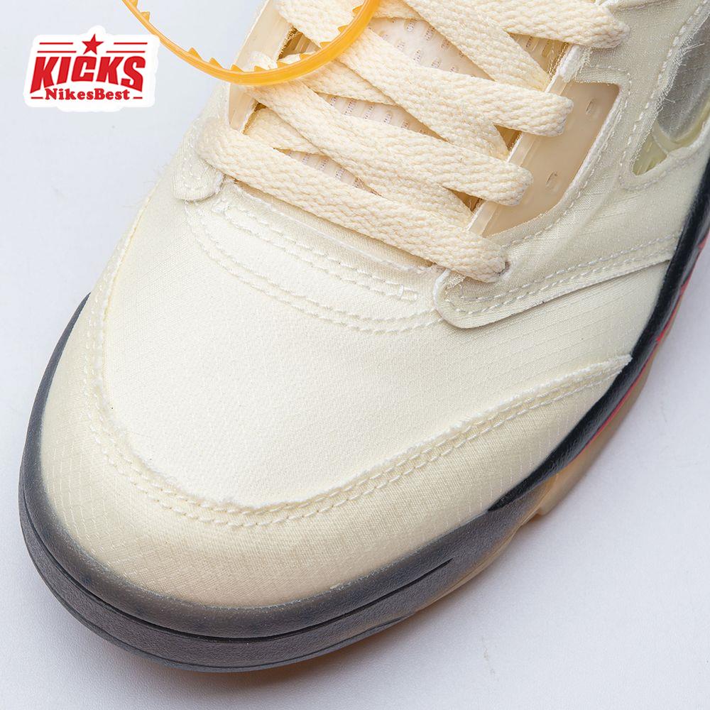 OFF-WHITE X Air Jordan 5 Sail Men's