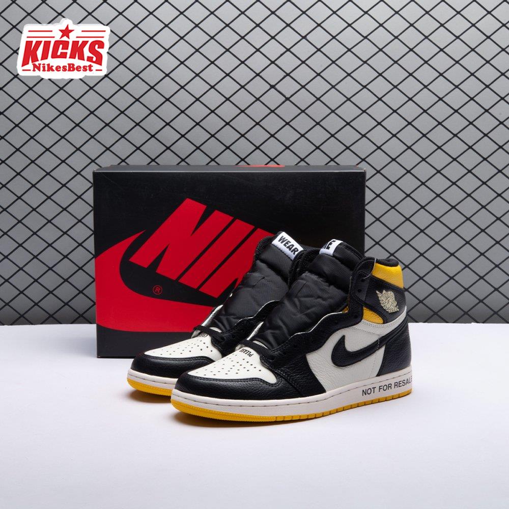 Air Jordan 1 Retro High Not for Resale Varsity Maize 861428-107 Unisex