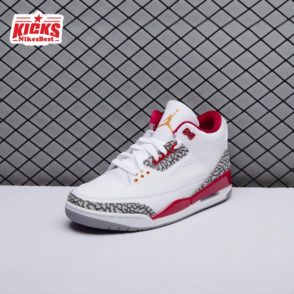 Air Jordan 3 Retro Cardinal Red CT8532-126 Unisex