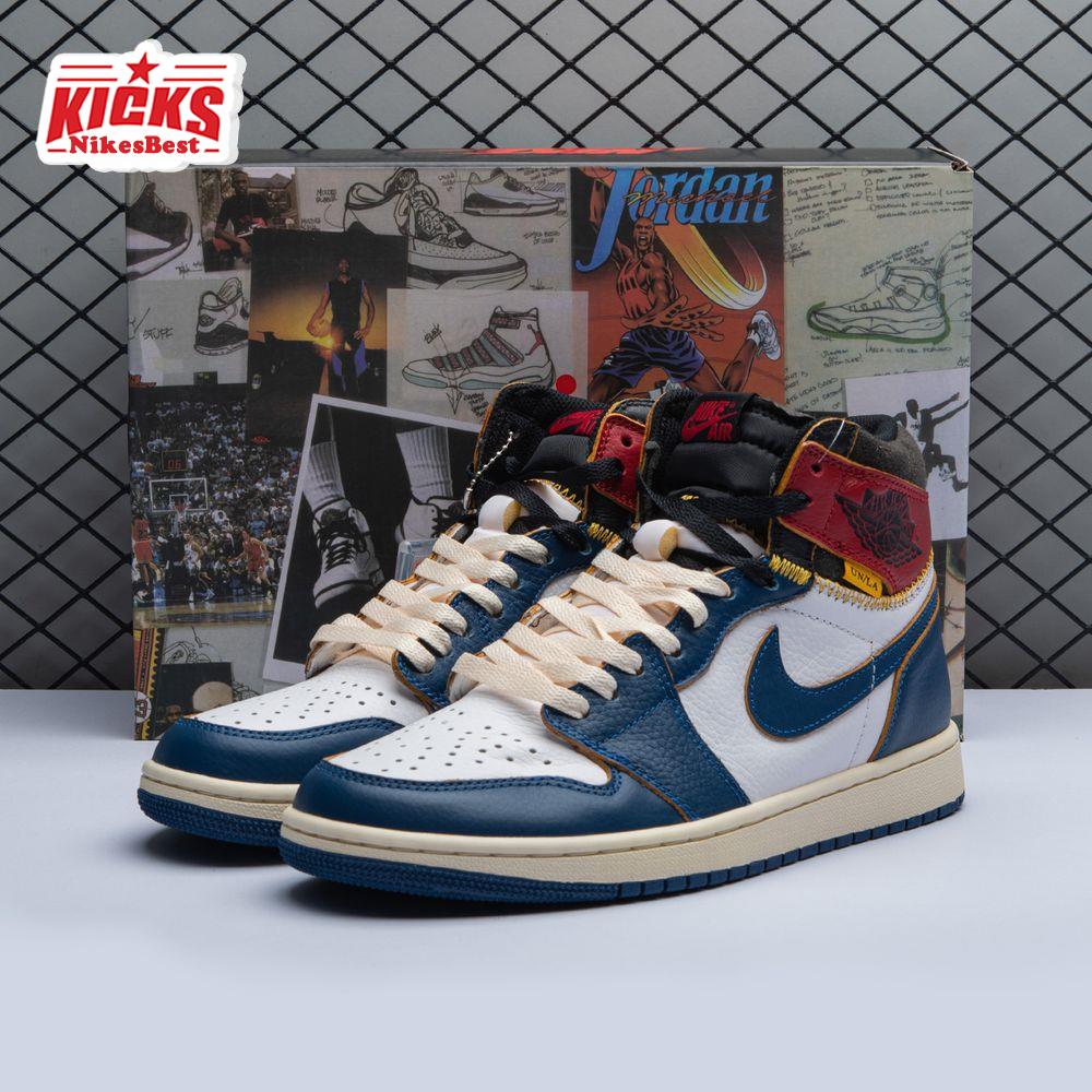 Air Jordan 1 Retro High Union Los Angeles Blue Toe Men's