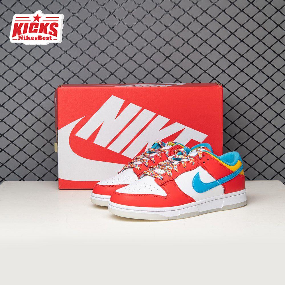 Nike Dunk Low QS LeBron James Fruity Pebbles DH8009-600 Unisex