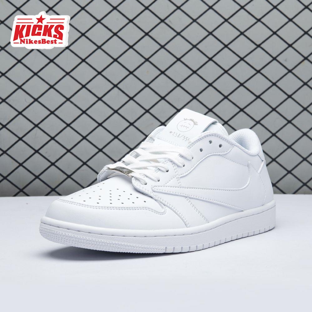 Travis Scott X Air Jordan 1 Low Triple White DM7866 292 Unisex