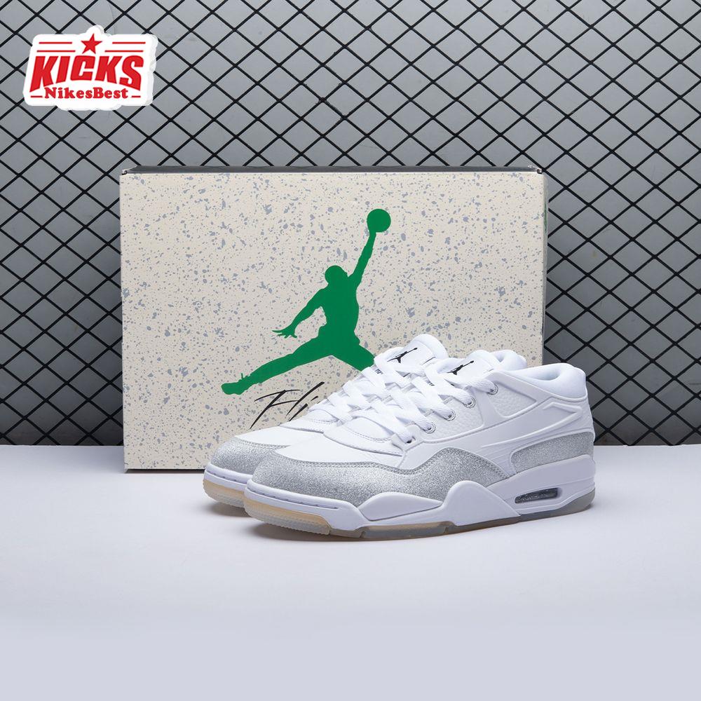 Air Jordan 4 RM White Metallic Silver HQ3441-111 Unisex