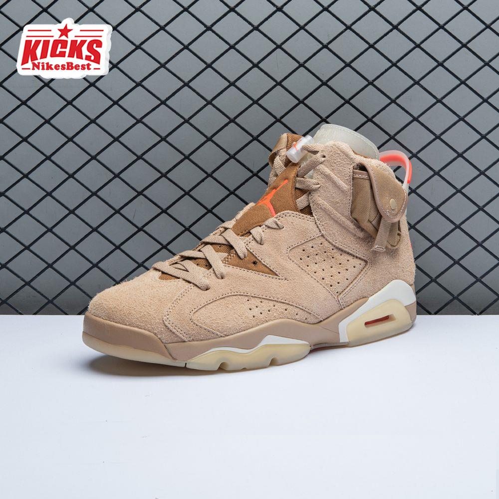 Travis Scott X Air Jordan 6 Retro British Khaki Men's