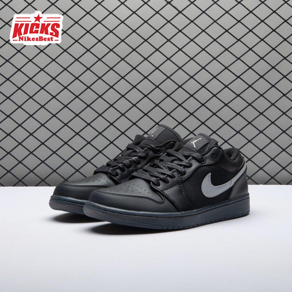 Air Jordan 1 LowBlack White Dark Smoke GreyHV5968-001Unisex