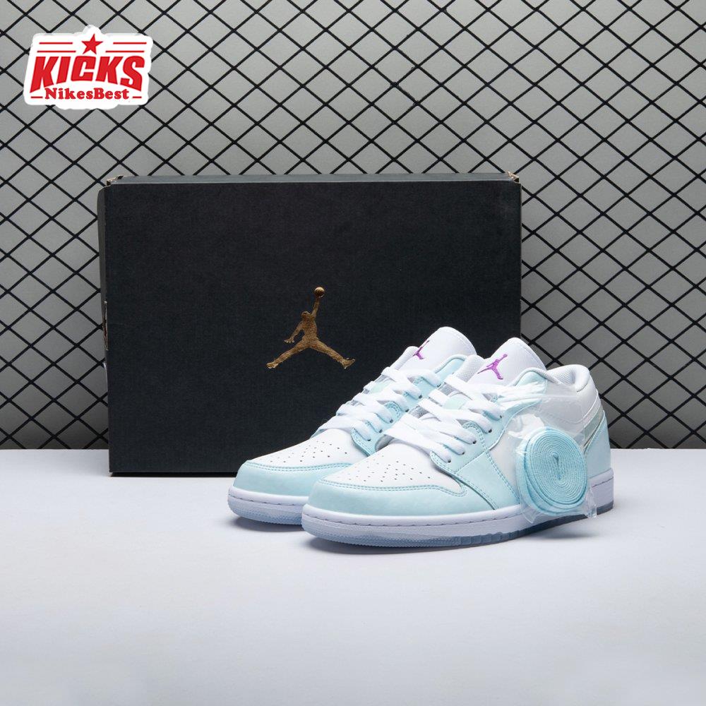 Air Jordan 1 Low SE Glacier Blue (GS) HJ3481-491 Unisex