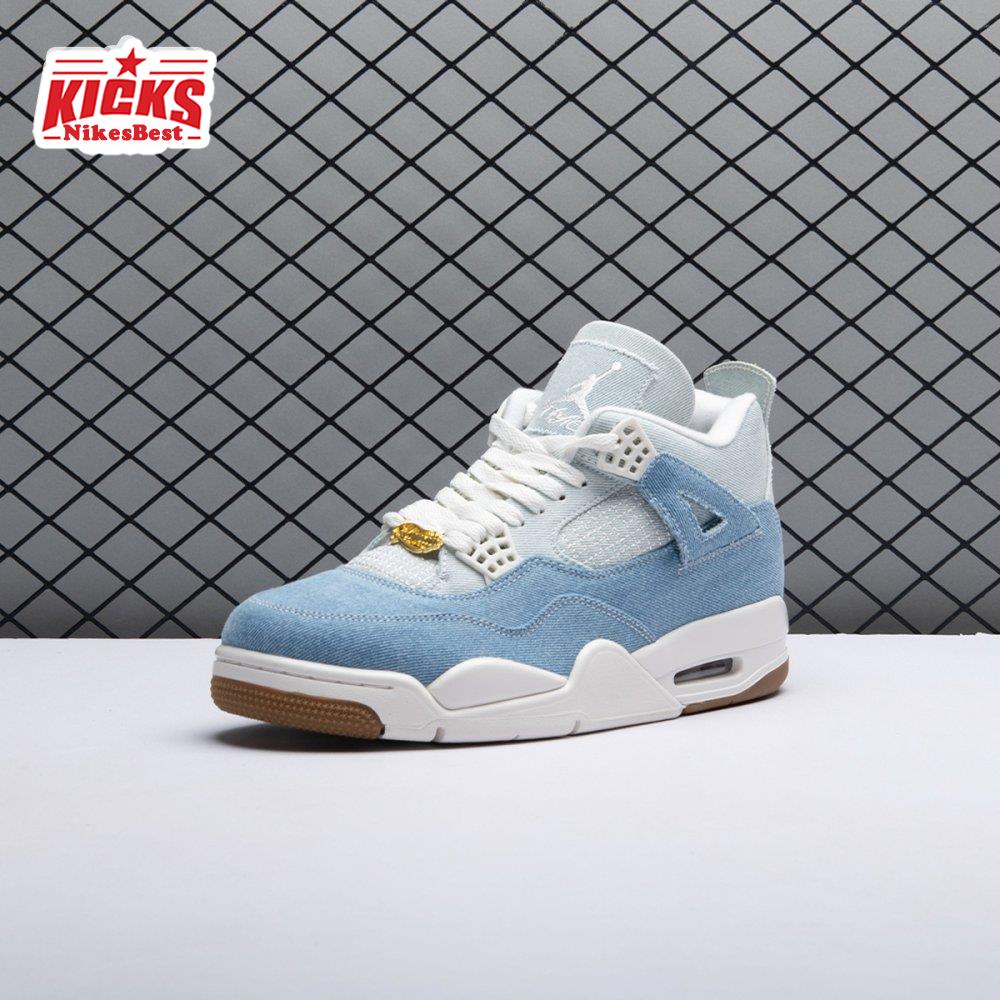 Air Jordan 4 Retro TEX Denim Worn Blue IB6716-100 Unisex