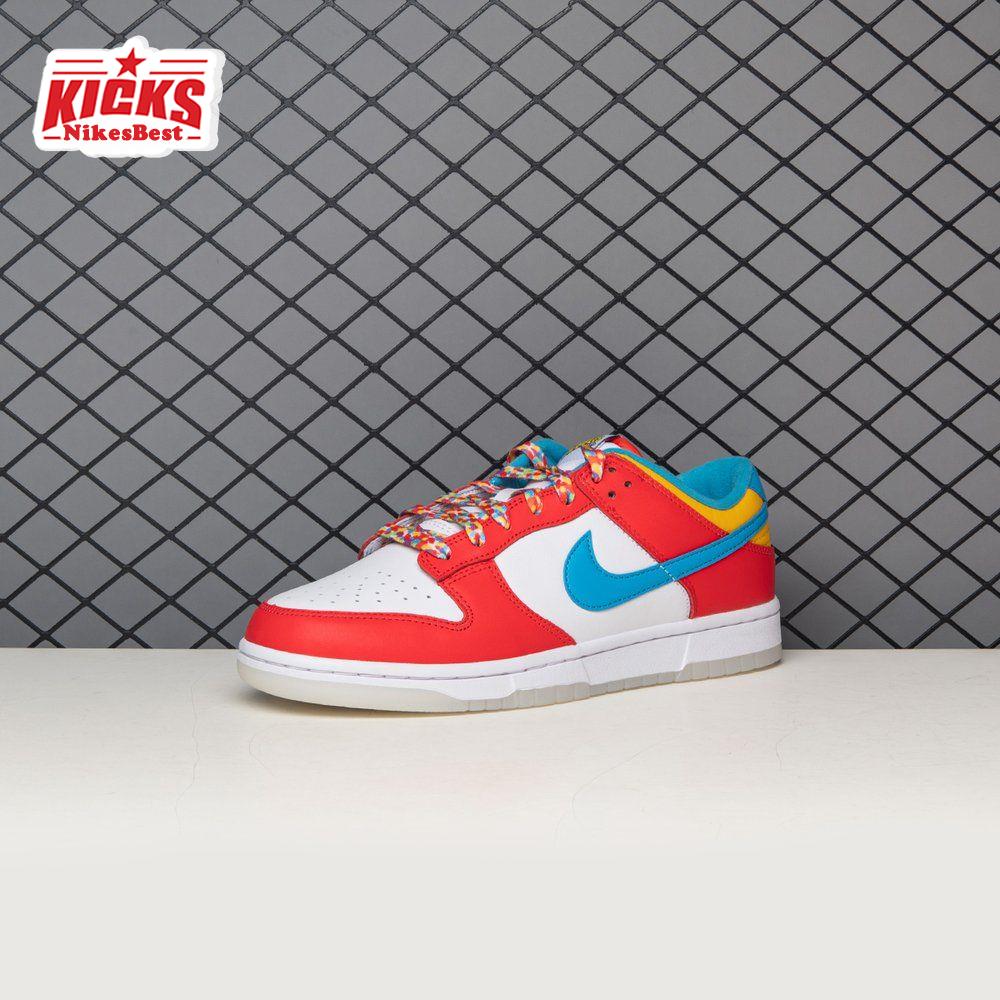 Nike Dunk Low QS LeBron James Fruity Pebbles DH8009-600 Unisex