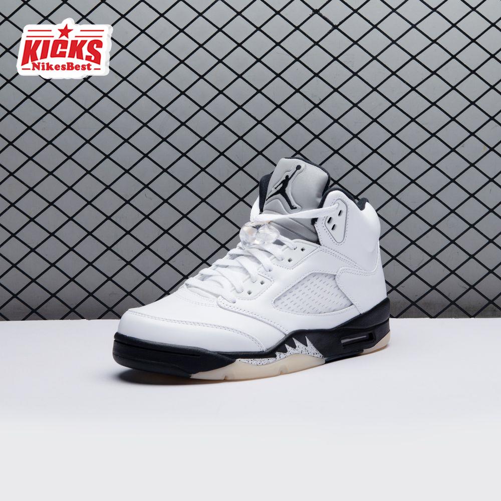 Air Jordan 5 White and Black DD0587 110 Men's
