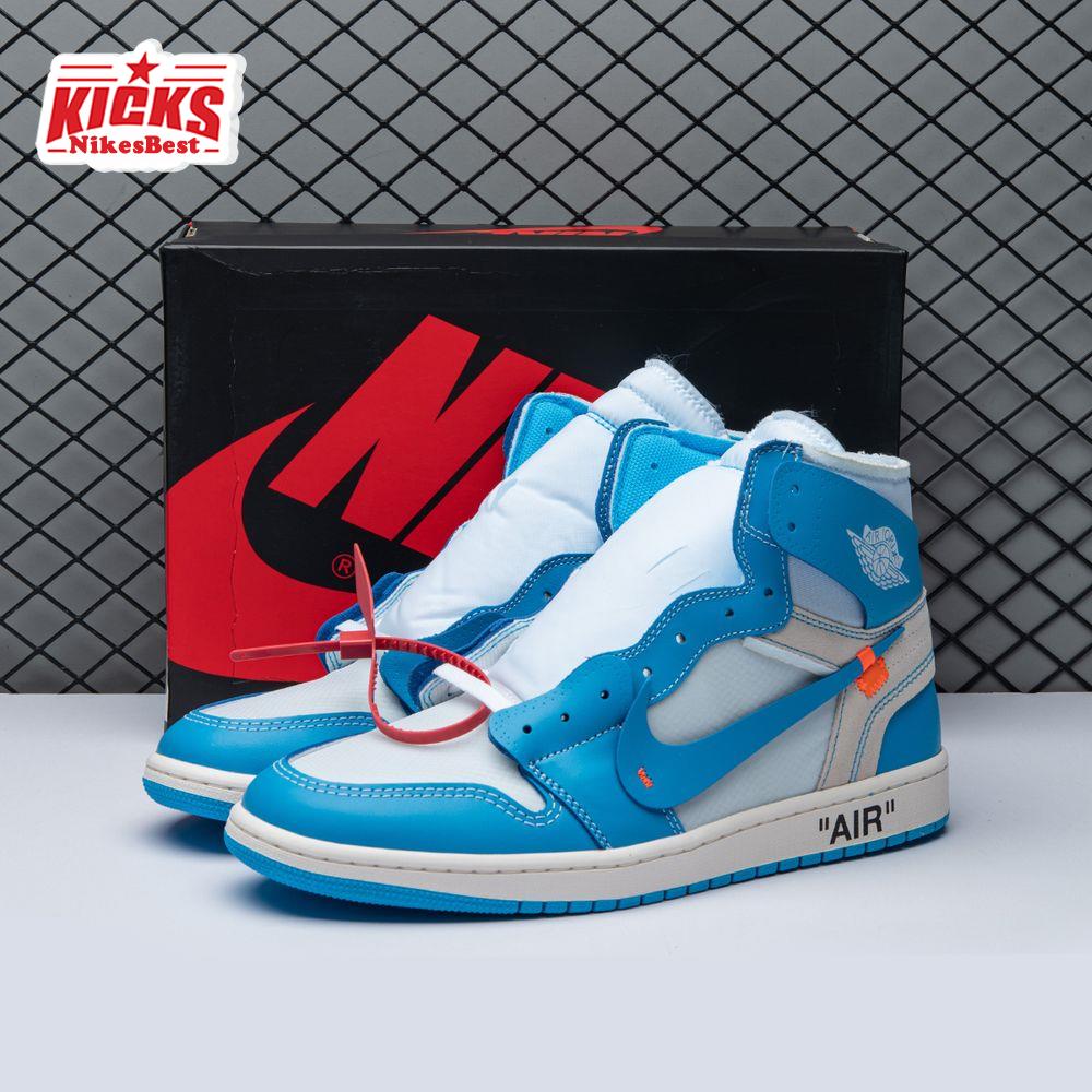Off-White X Air Jordan 1 Retro High OG UNC Unisex
