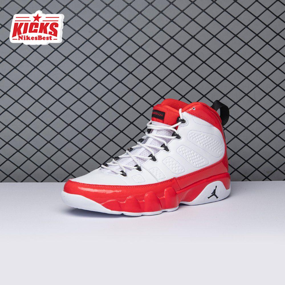 Air Jordan 9 Retro White Gym Red 302370-160 Men's