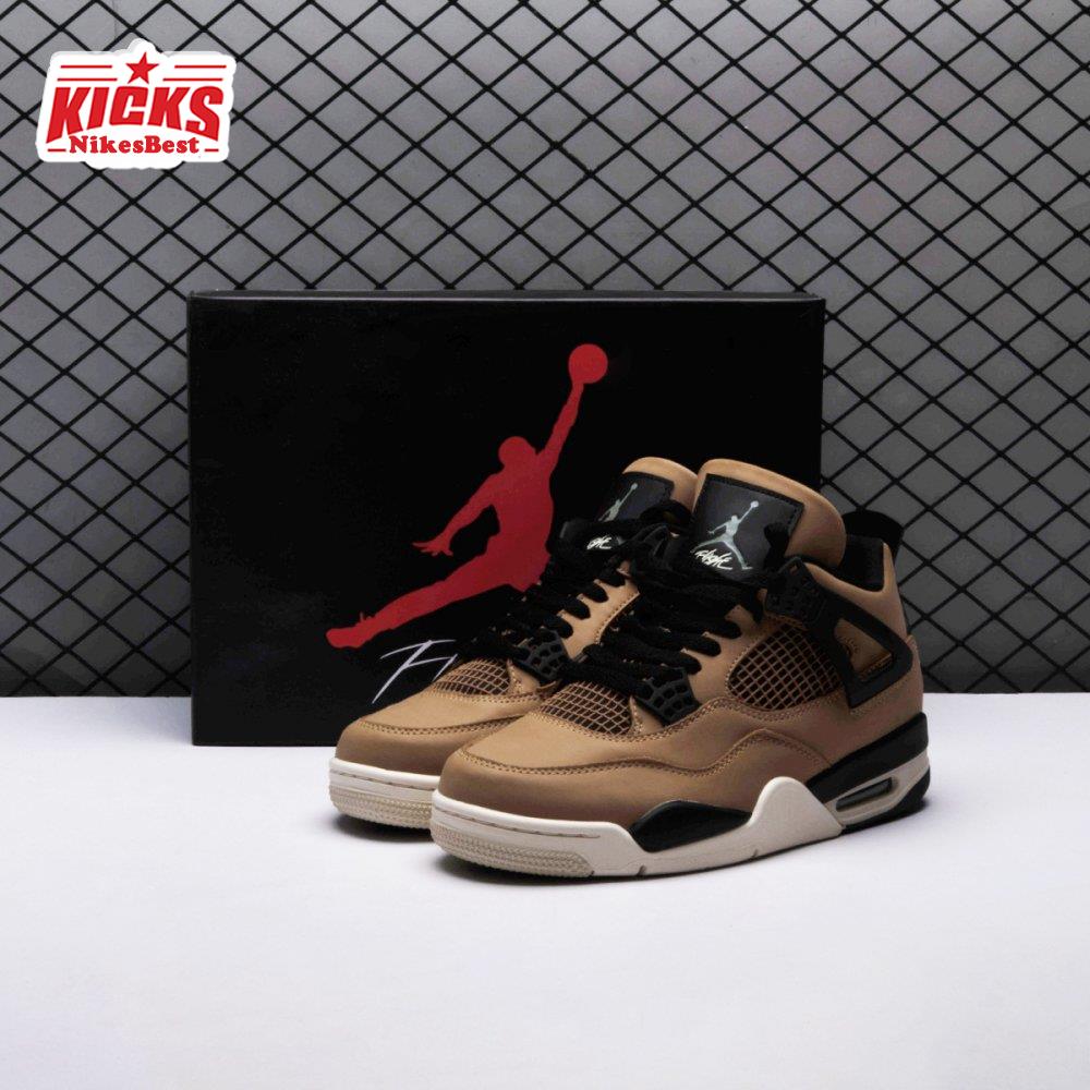 Air Jordan 4 Retro Fossil AQ9129-200 Unisex