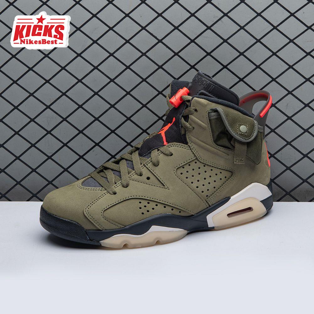 Travis Scott X Air Jordan 6 Retro Olive CN1084 200 Men's