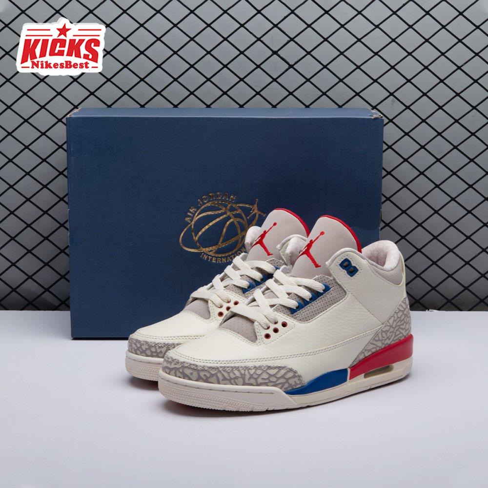 Air Jordan 3 Retro International Flight 136064-140 Unisex