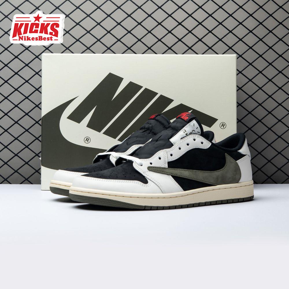 Travis Scott X Air Jordan 1 Low OG Olive DZ4137-106 Unisex