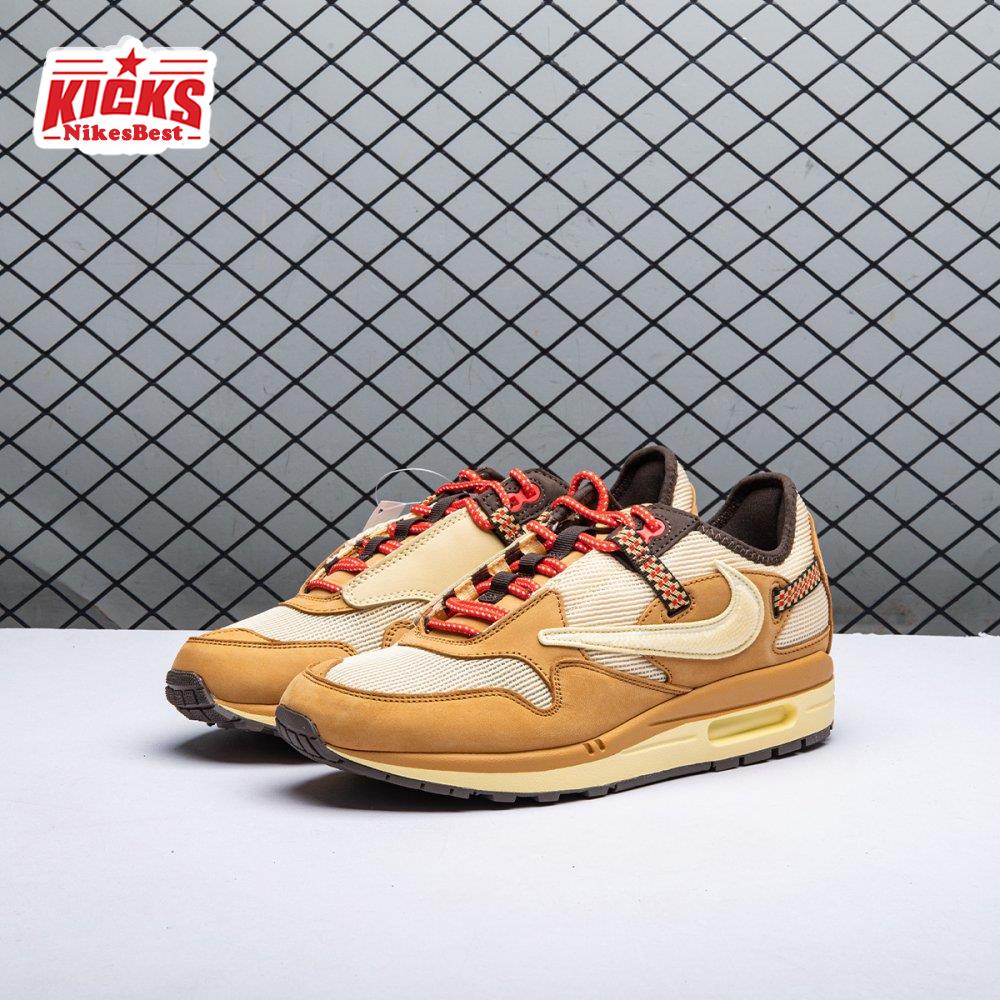 Nike Air Max 1 Travis Scott Cactus Jack Wheat Lemon Drop DO9392-701 Unisex
