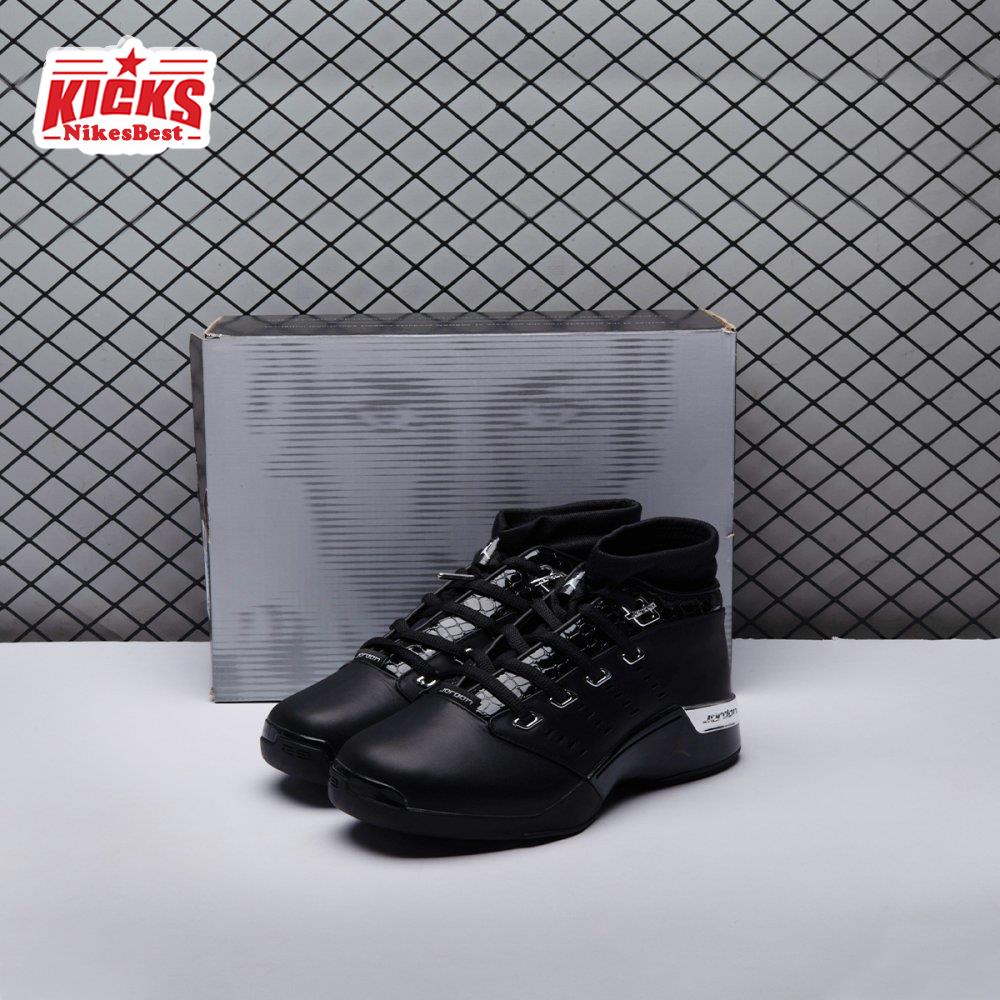 Air Jordan 17 OG Low Black Chrome 303891-004 Men's