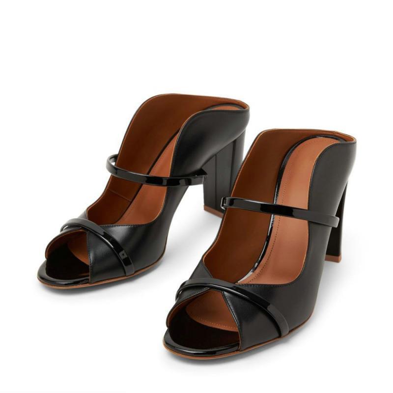 Metal toe fashion sandals, fish mouth stiletto heels, party shoes for women, high heels