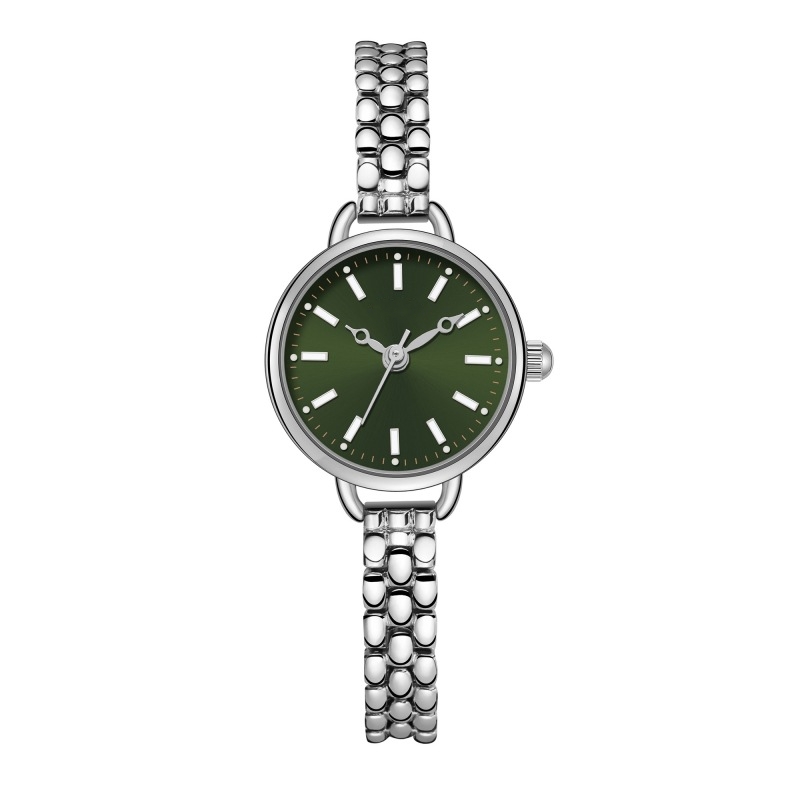 Thin strap alloy waterproof quartz watch high-end bracelet watch