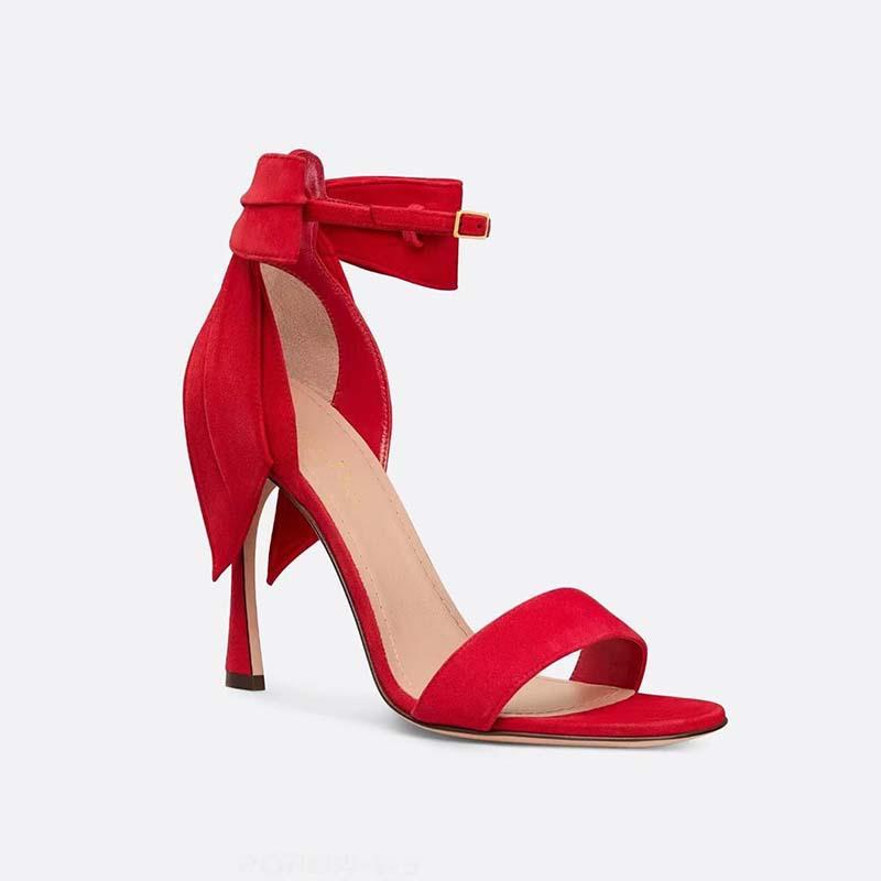 Satin pointed toe strappy high heels women's stiletto sexy hollow sandals