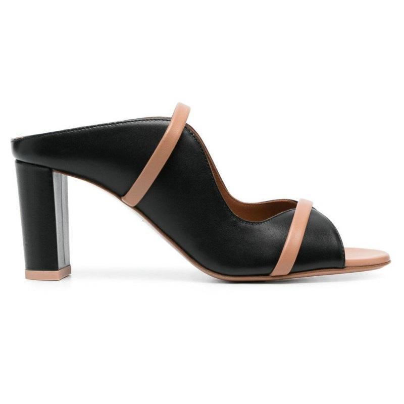 Metal toe fashion sandals, fish mouth stiletto heels, party shoes for women, high heels