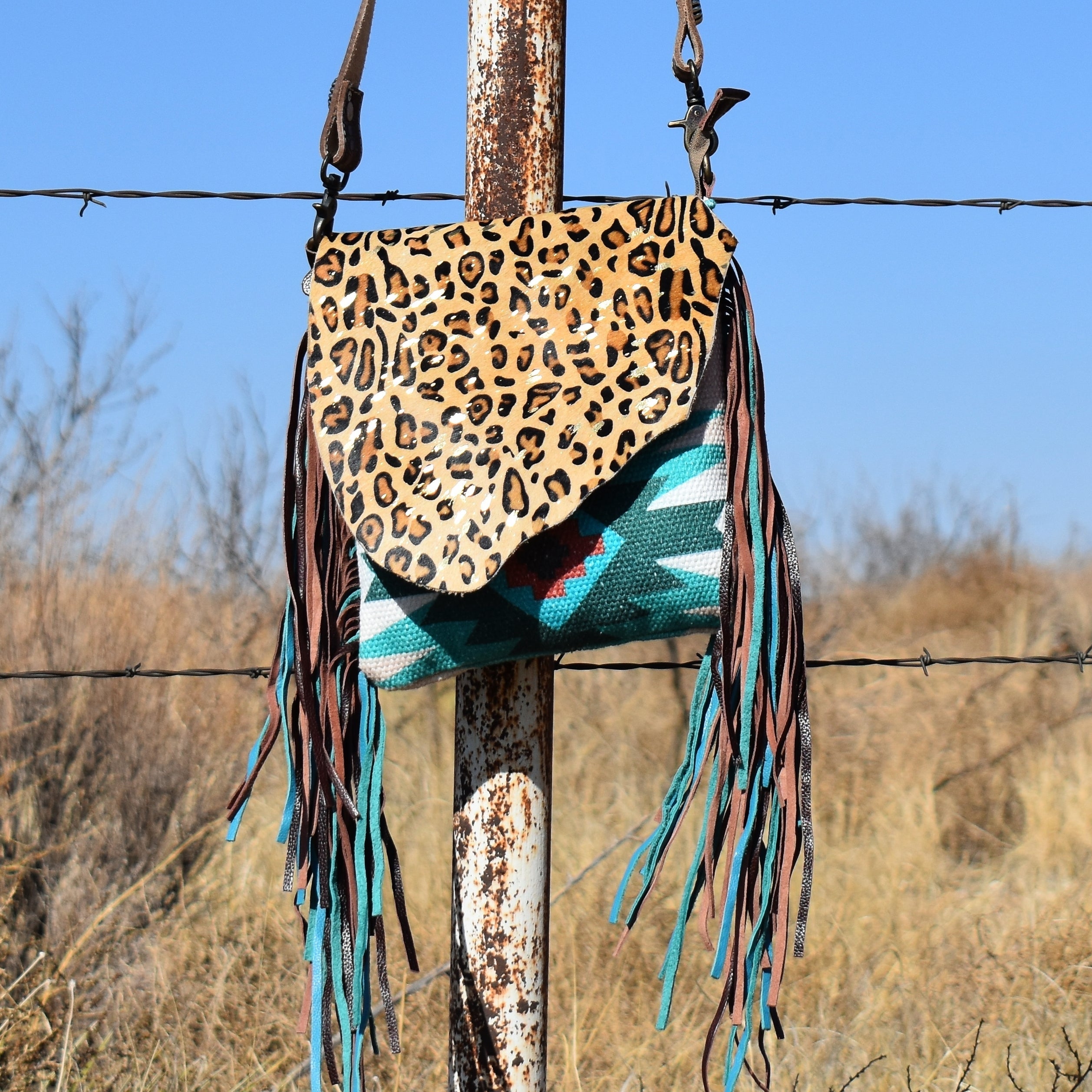 Juicy Leopard Satchel Bag