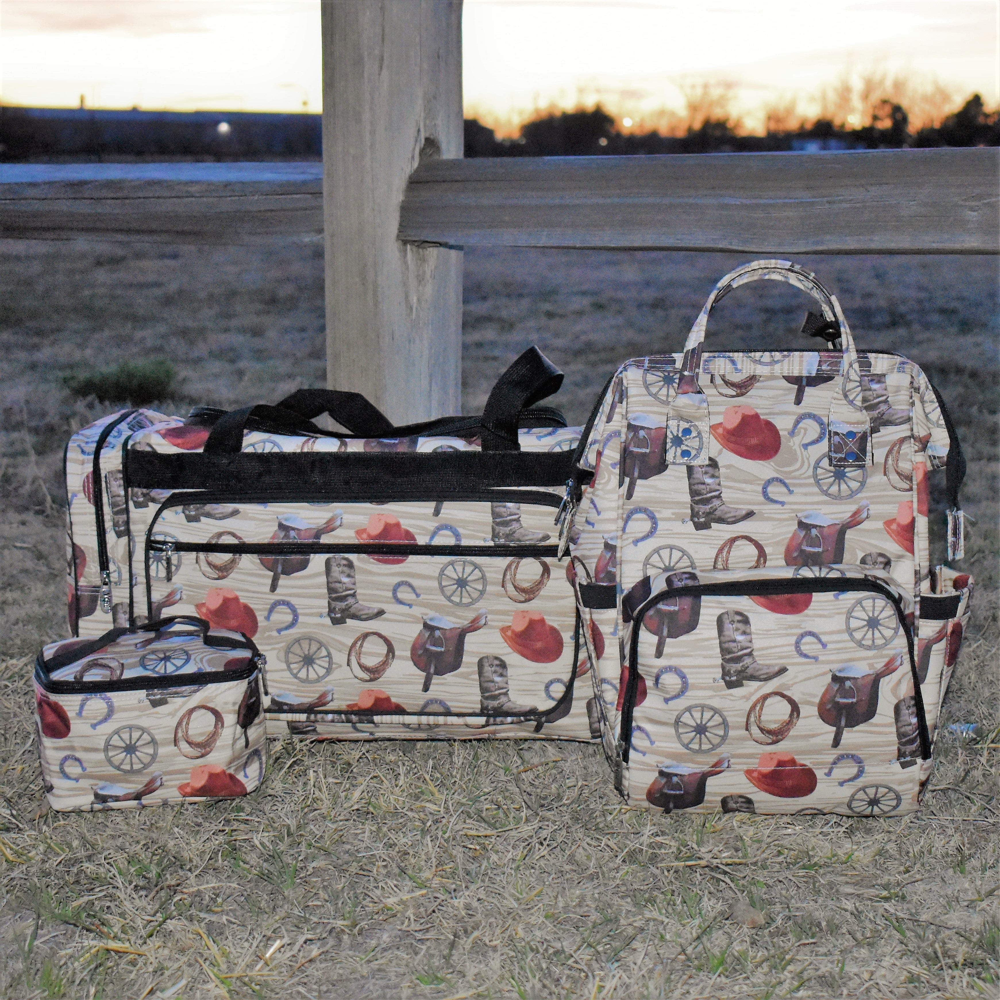 Home On The Range Large Duffel Bag