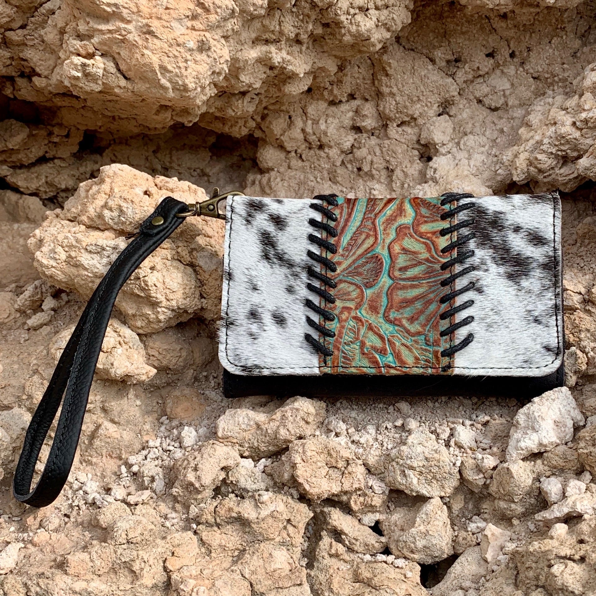 Barnyard Cowhide Wallet