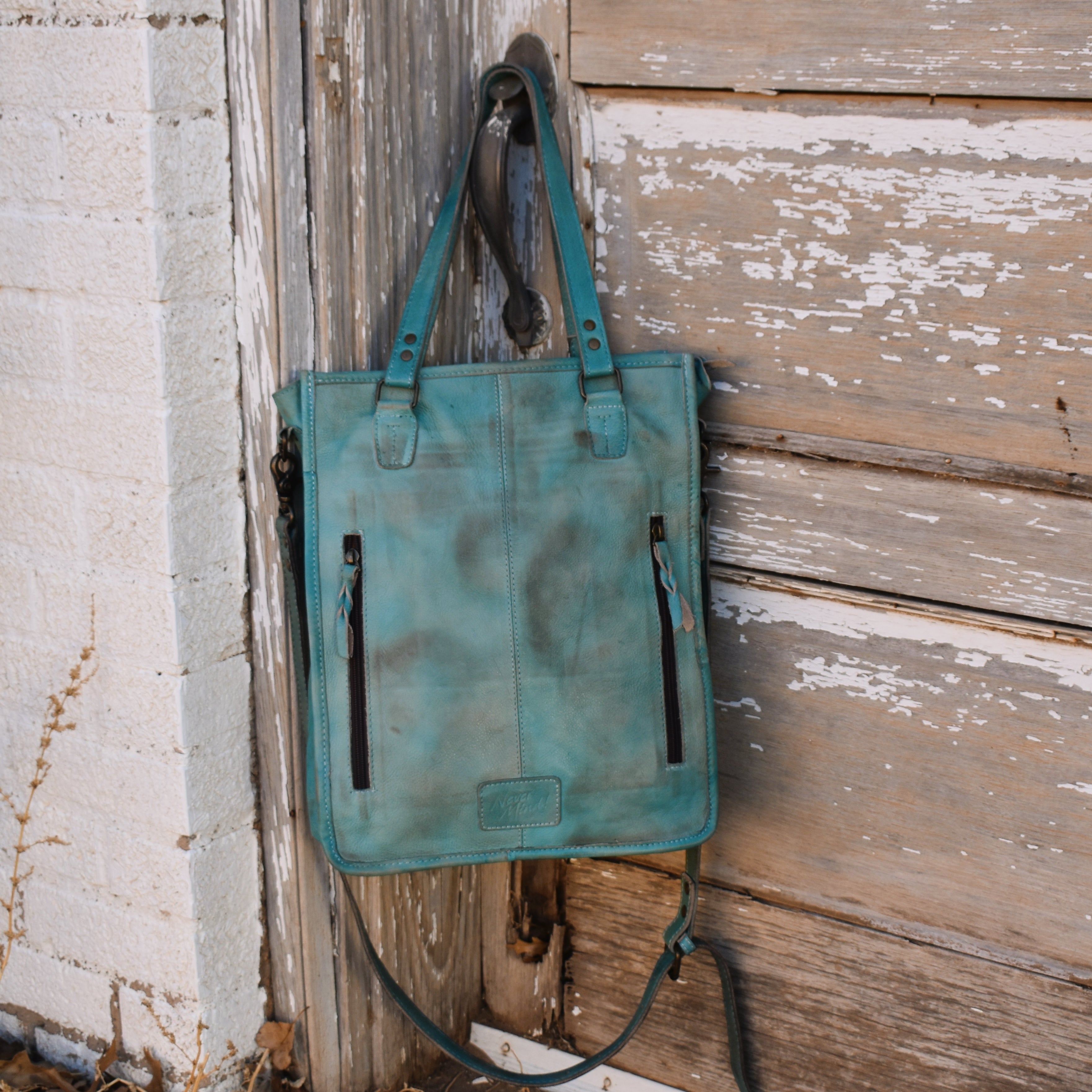 Tall Tale Turquoise Tote Bag