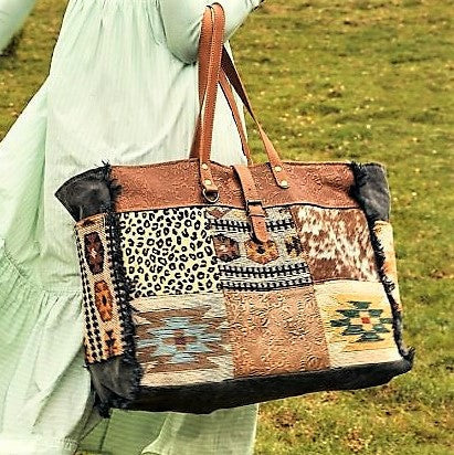 Hanging By A Thread Large Tote Bag