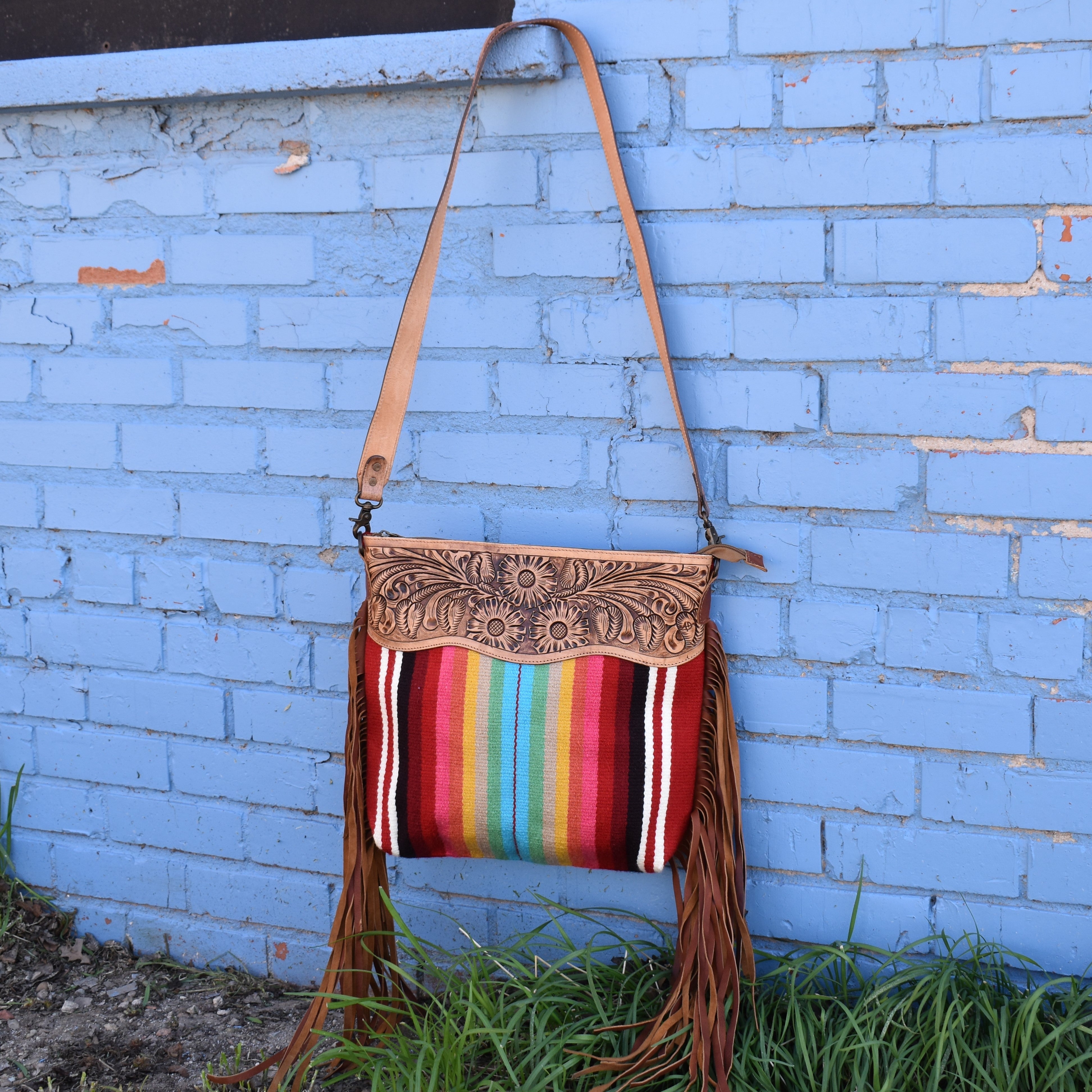 Red Dirt Serape Satchel