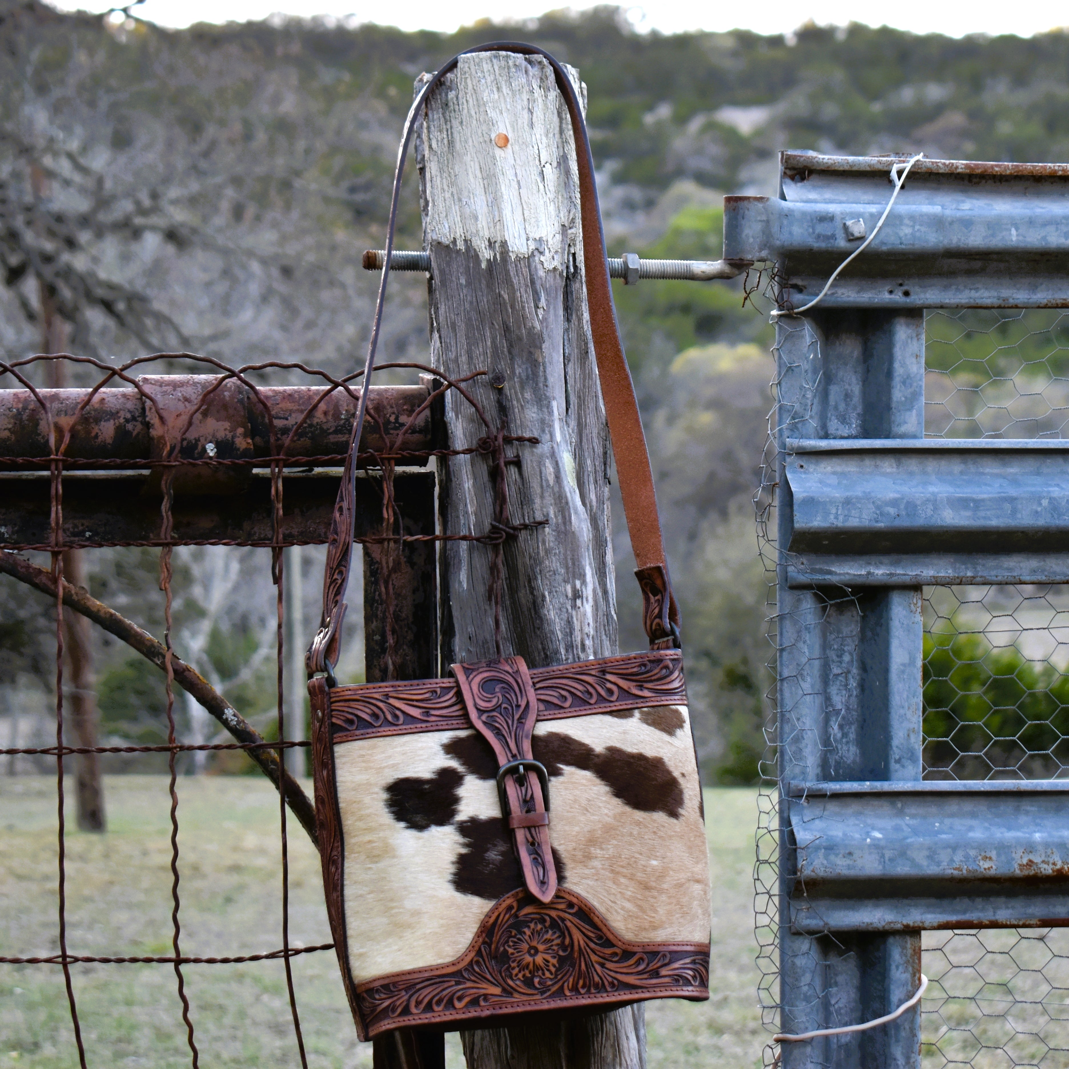 Giddy Up Leather Cross Body Bag