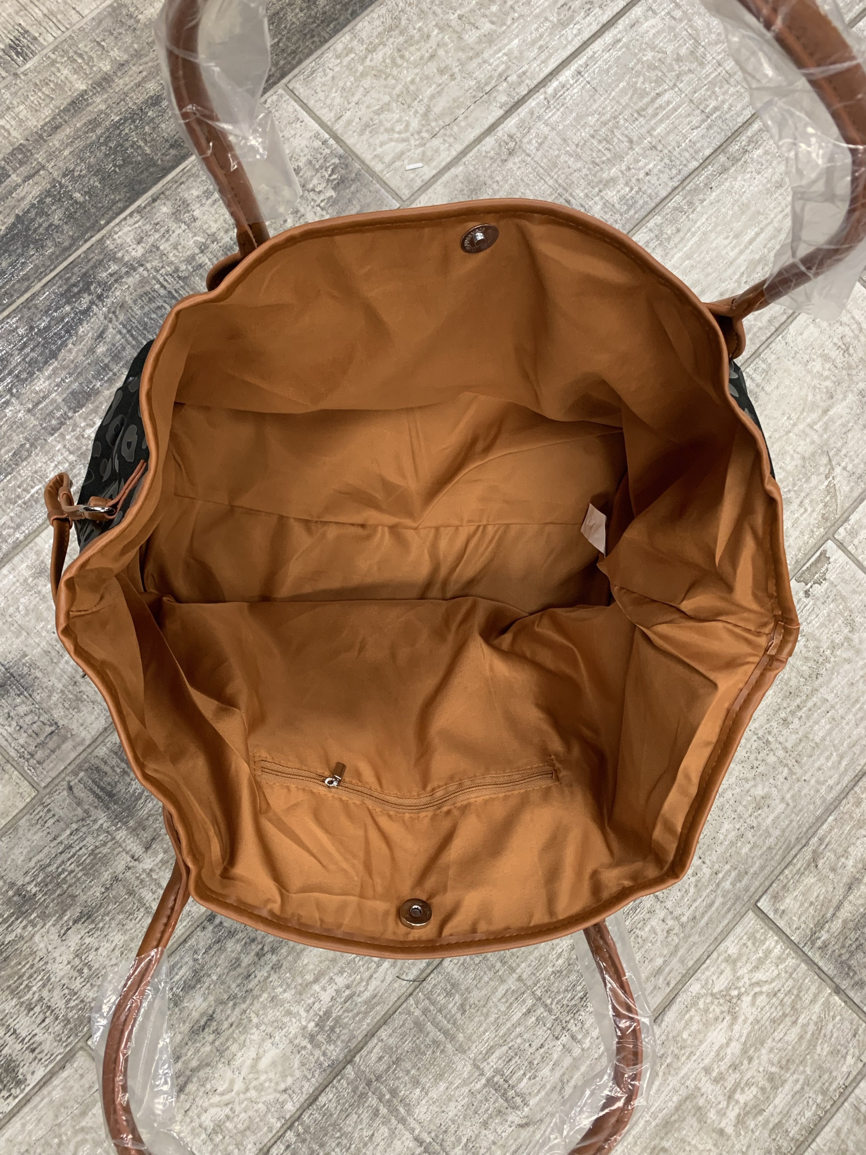 Midnight Leopard Tote