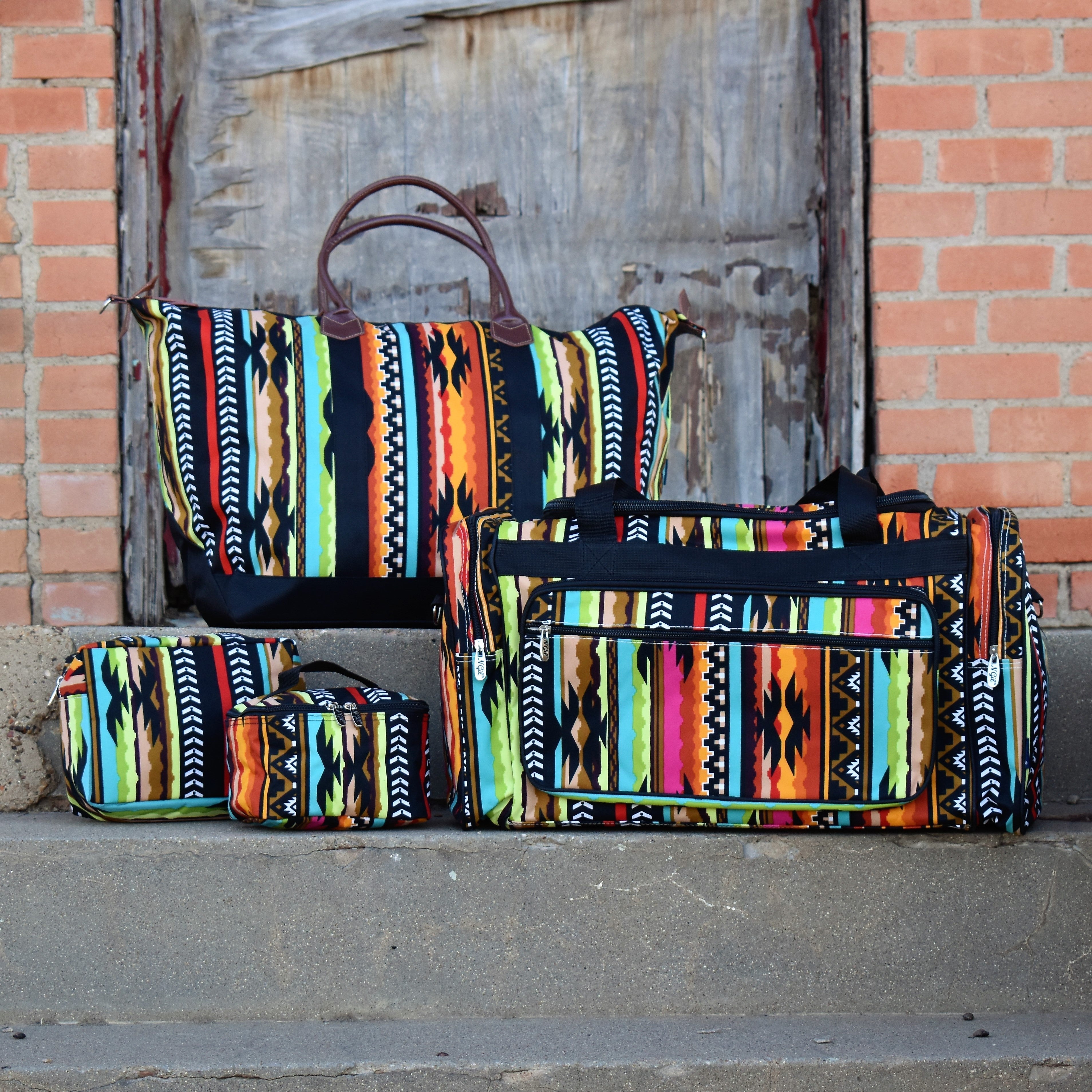 Painted Warrior Large Duffel Bag