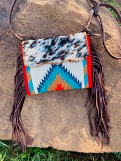 Rustic Aztec Cross-body Bag