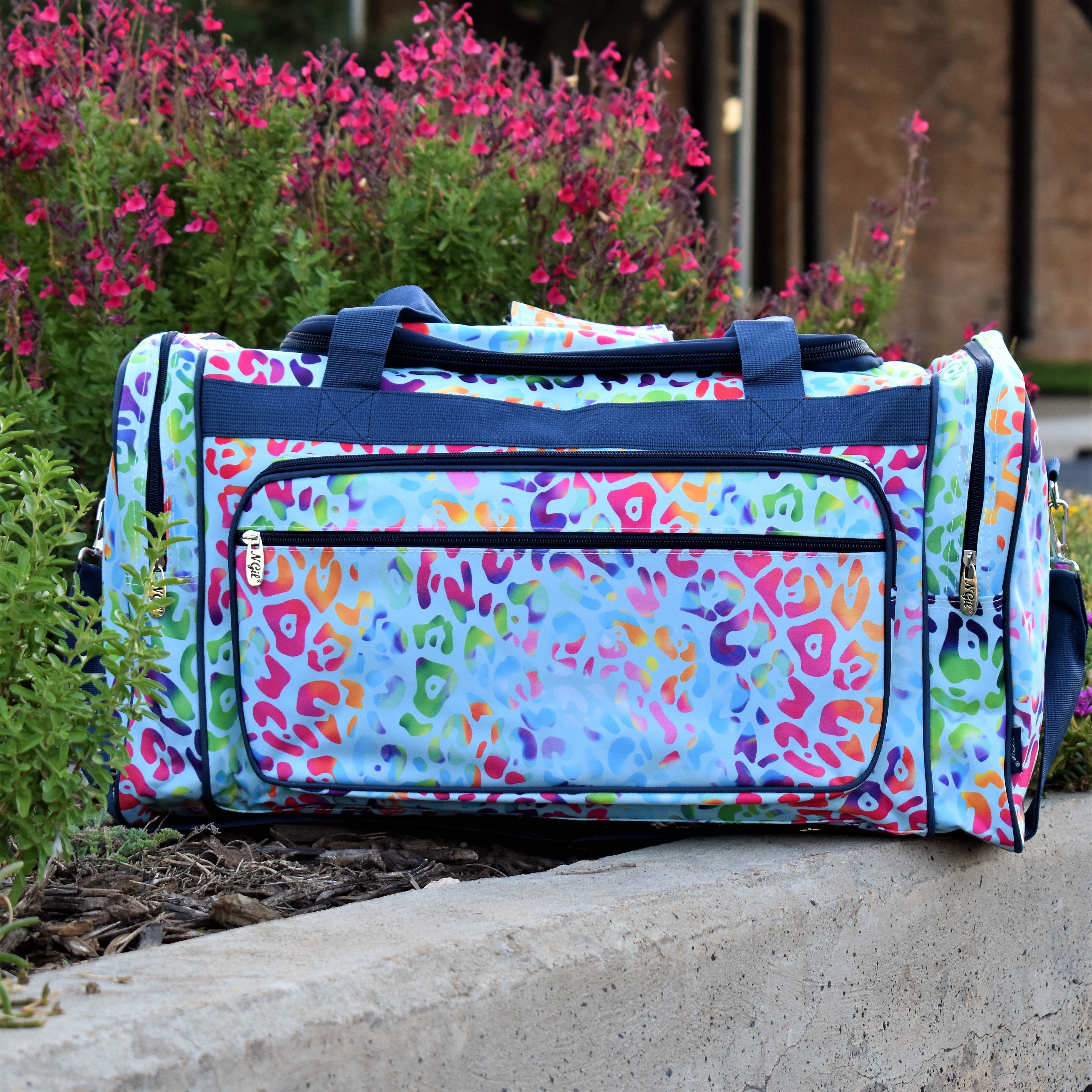 Spotted A Rainbow Large Duffel Bag