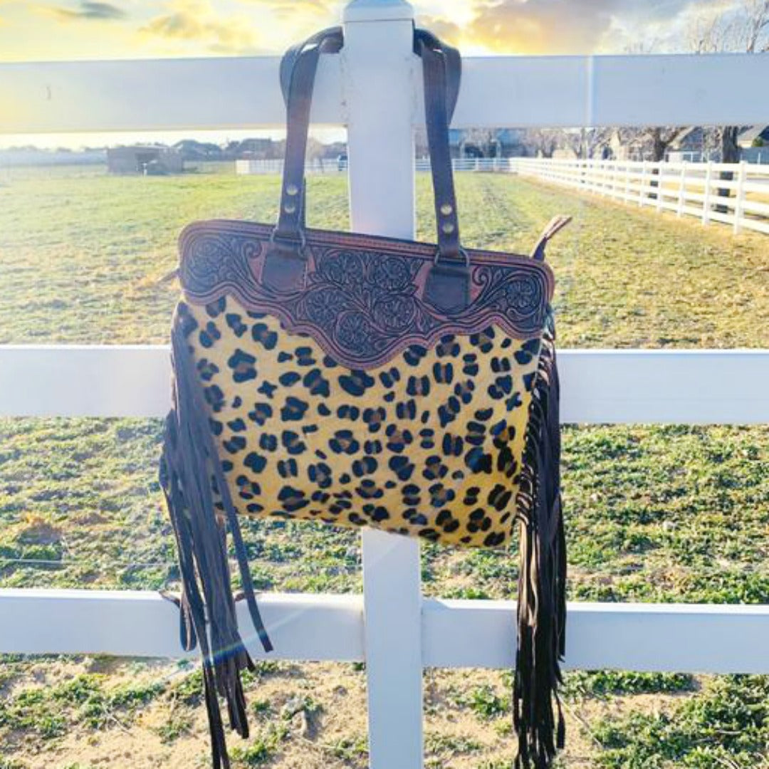 American Cheetah Hand Bag