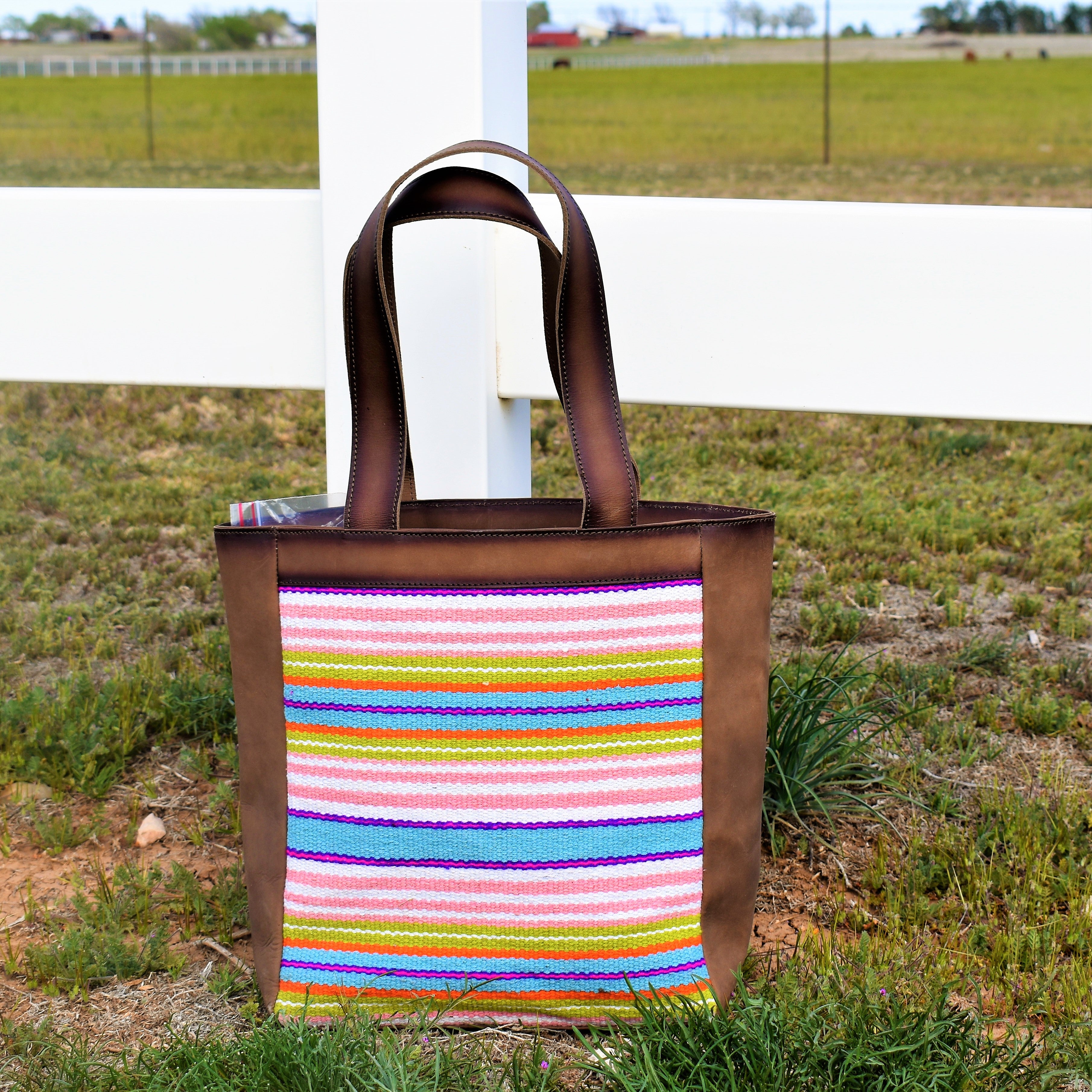 Lucky Leather Tote Bag