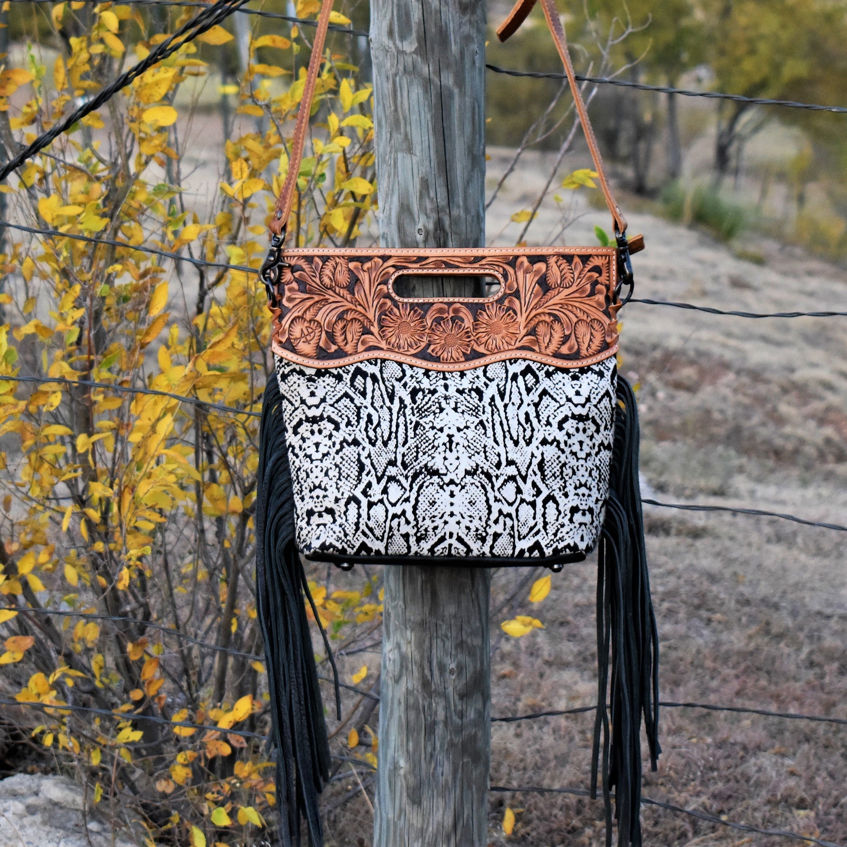 American Python Clutch Purse