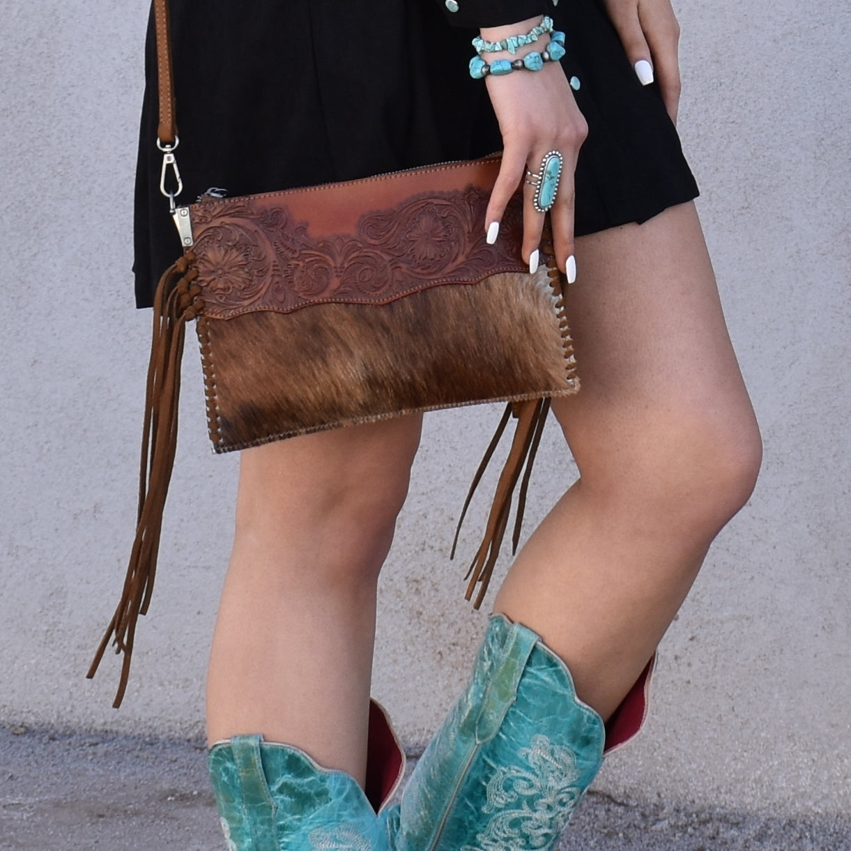 Cattle Country Leather Multiway Bag