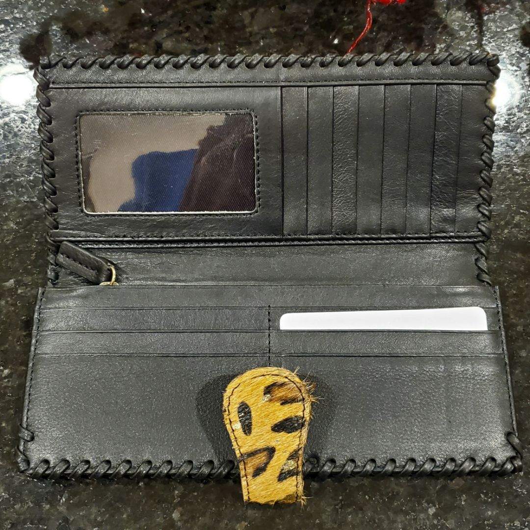 Gilded Leopard Wallet