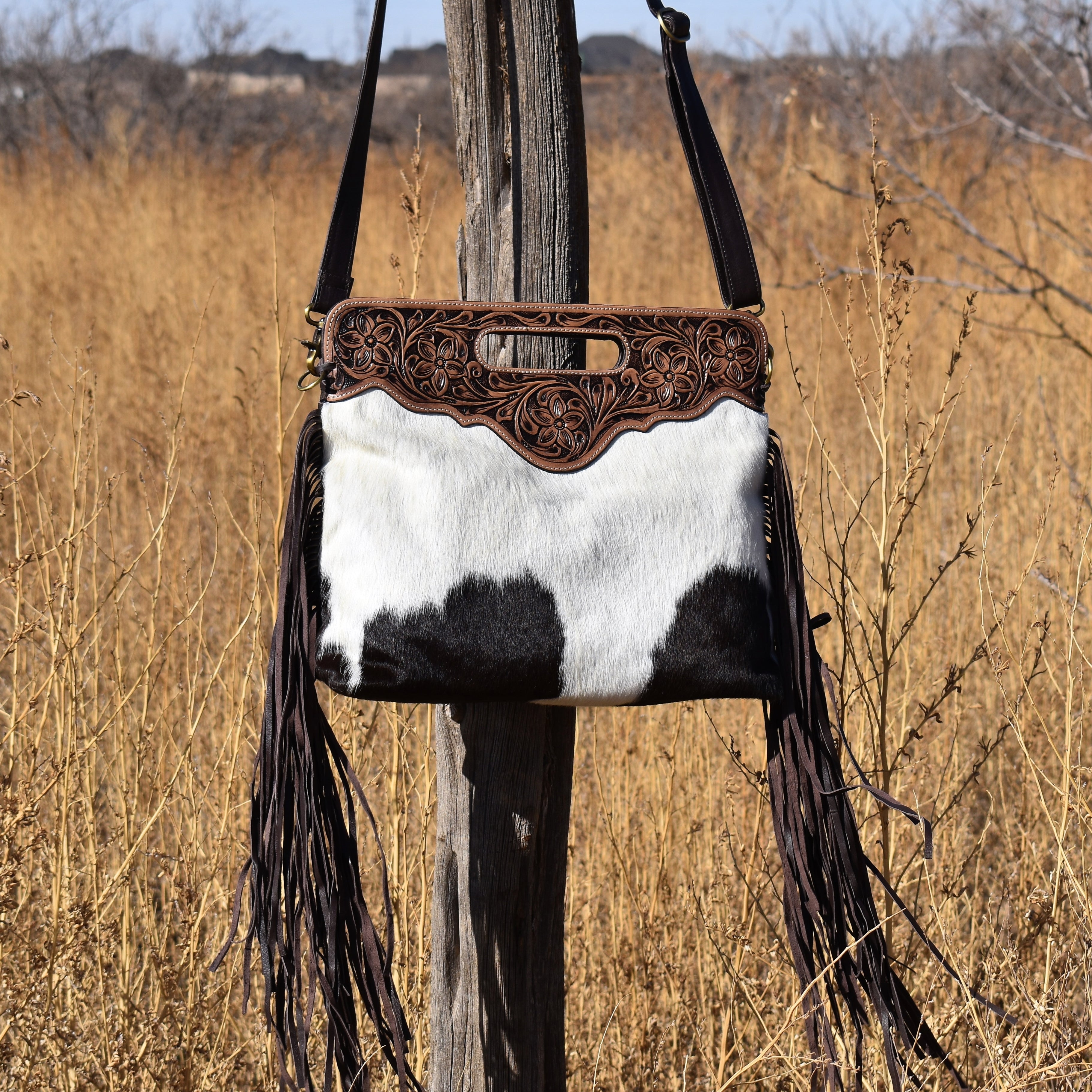 Brown Viceroy Fringe Bag