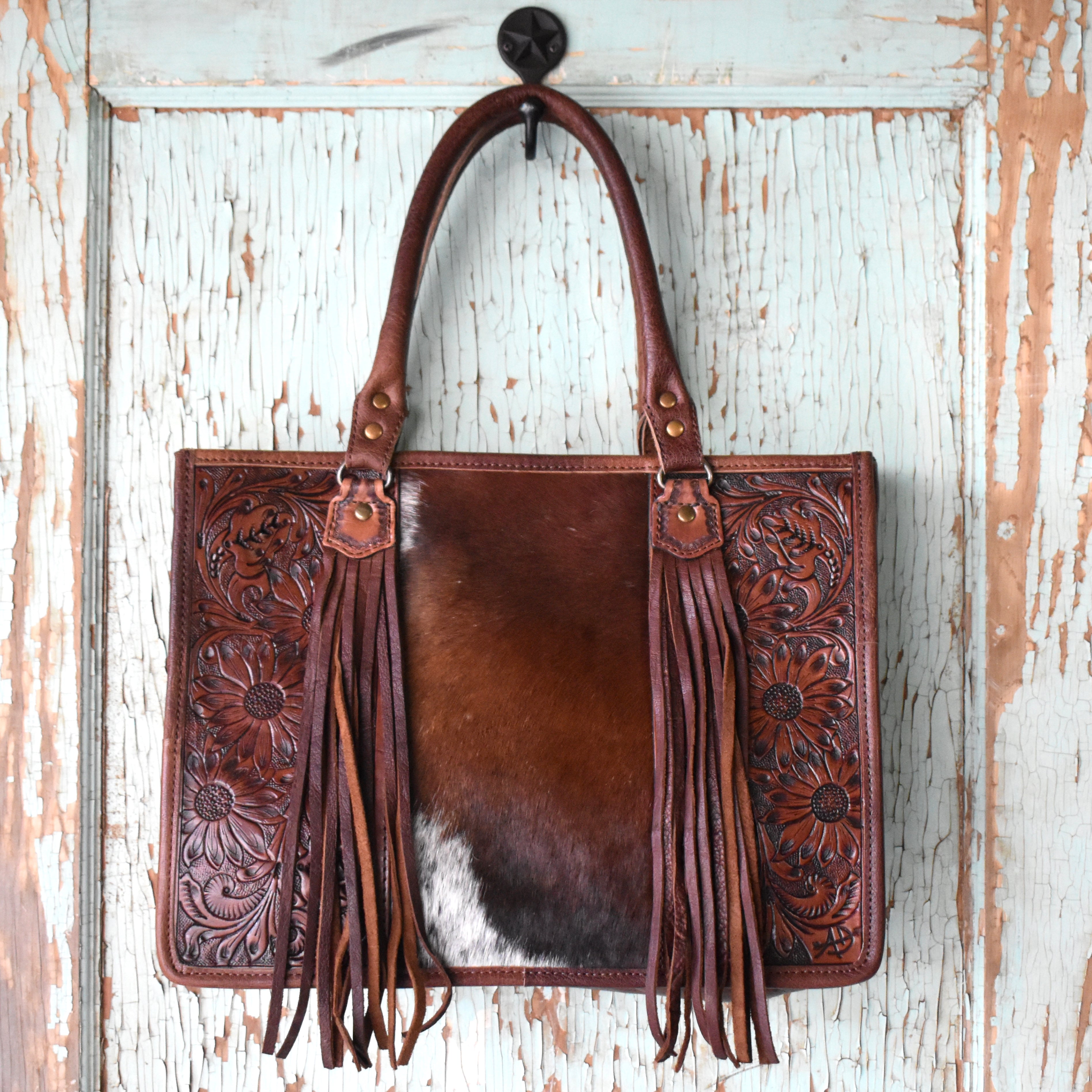 Brown Round Em' Up American Bag