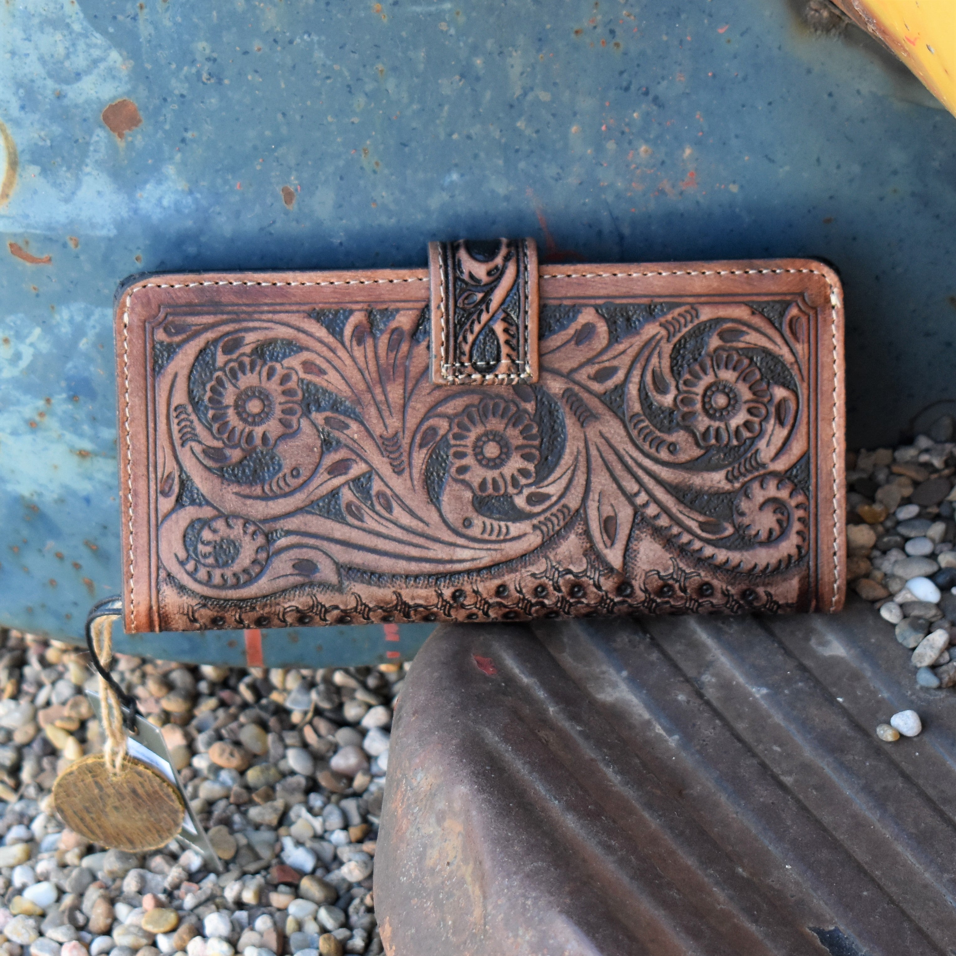 Tempting Tooling Leather Wallet