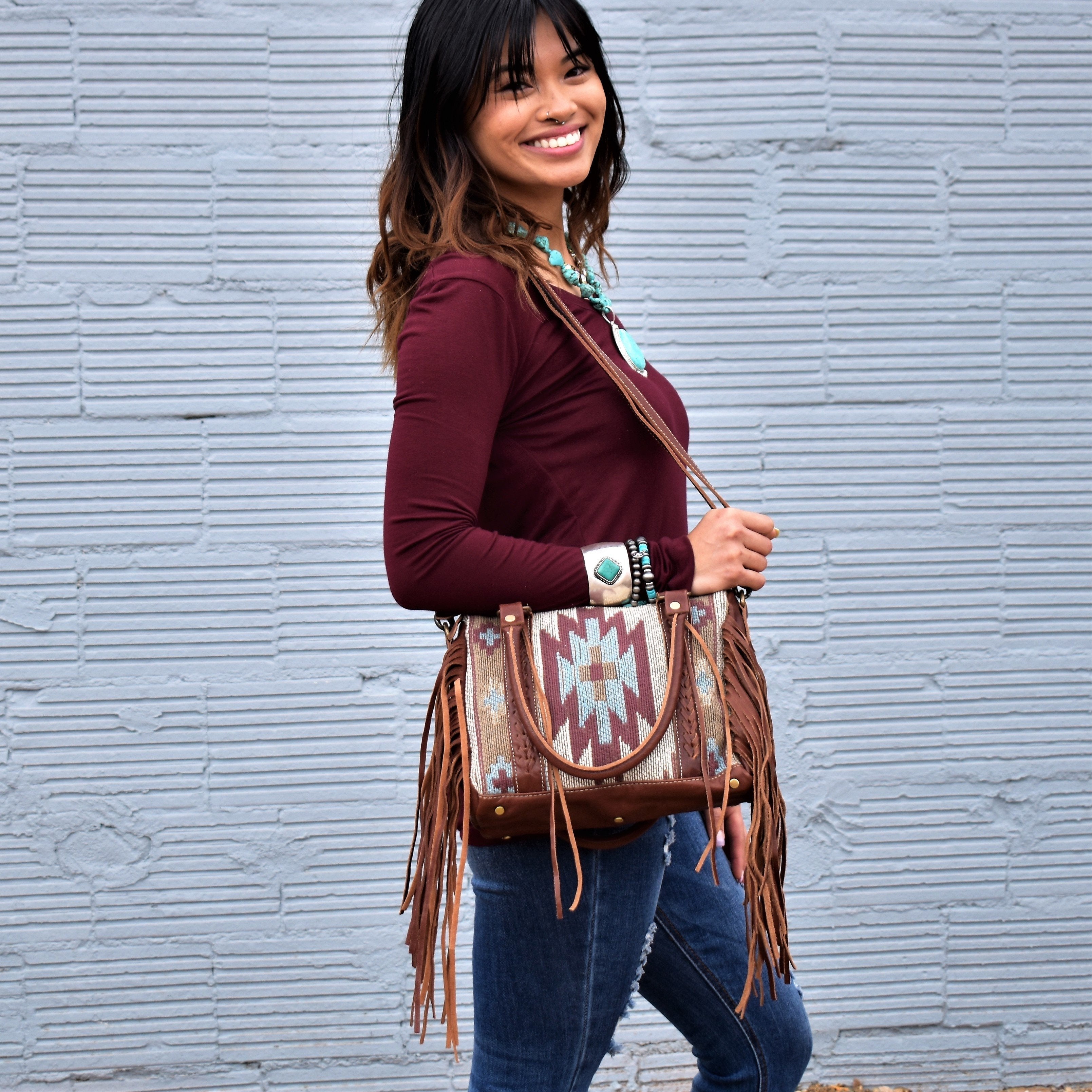 Blue Mercury Handbag