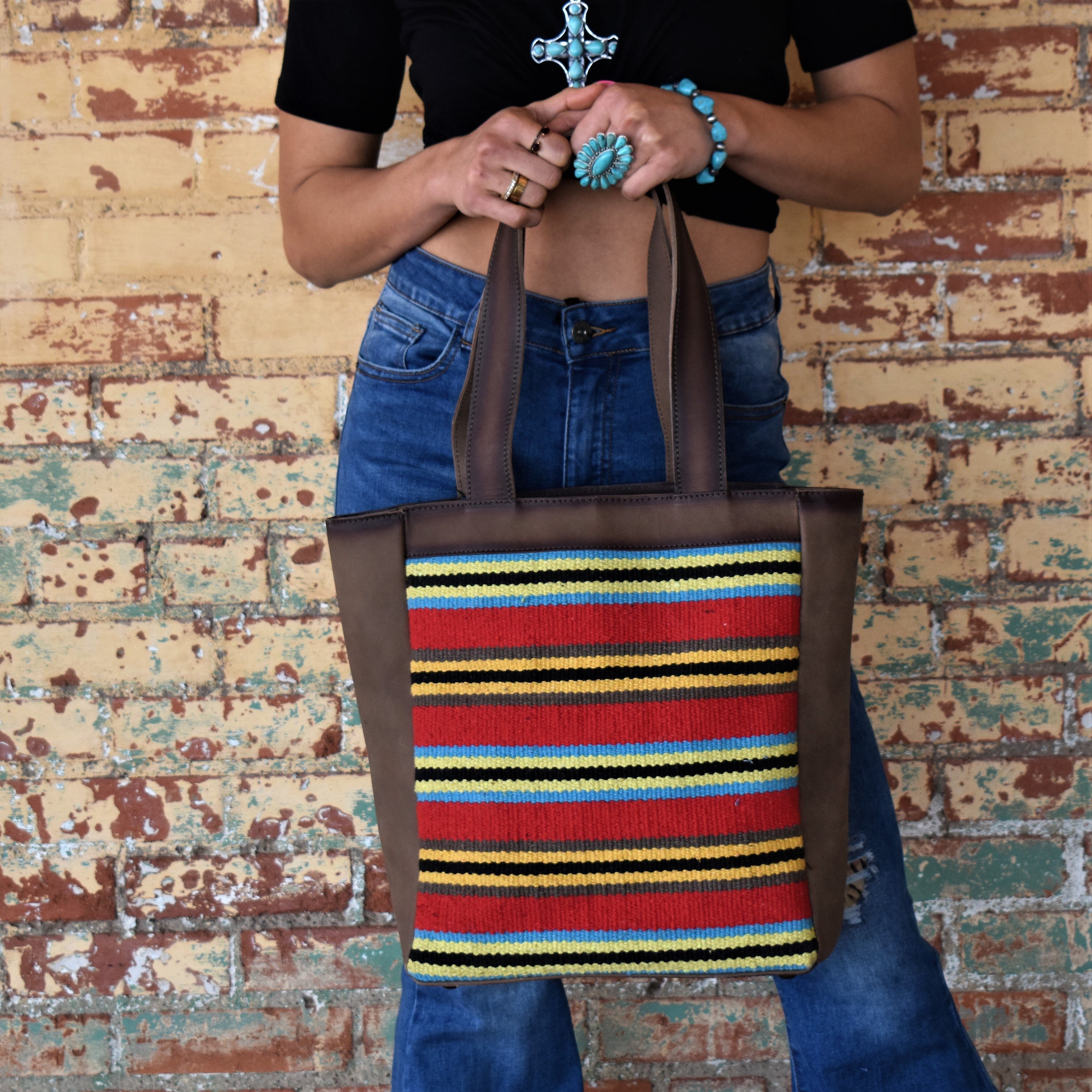 Blaze Leather Tote Bag*