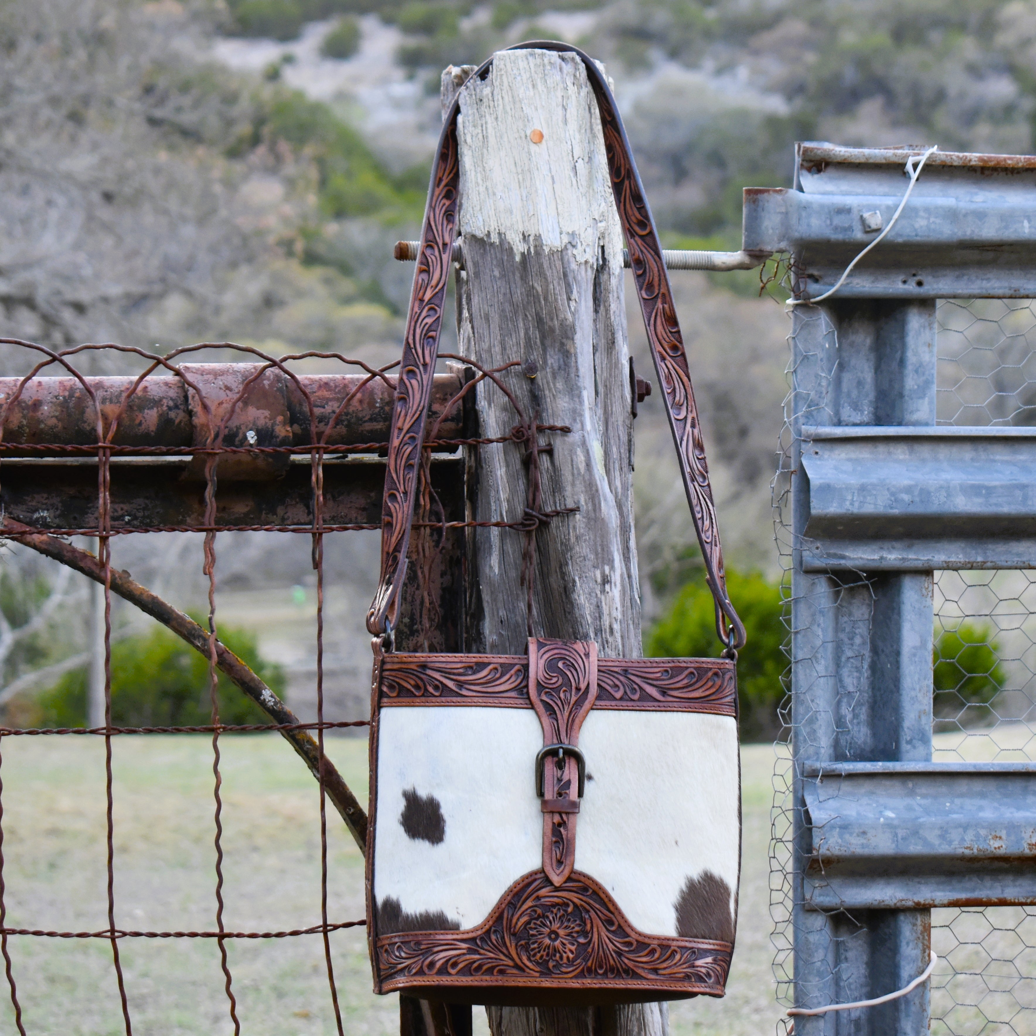 Giddy Up Leather Cross Body Bag