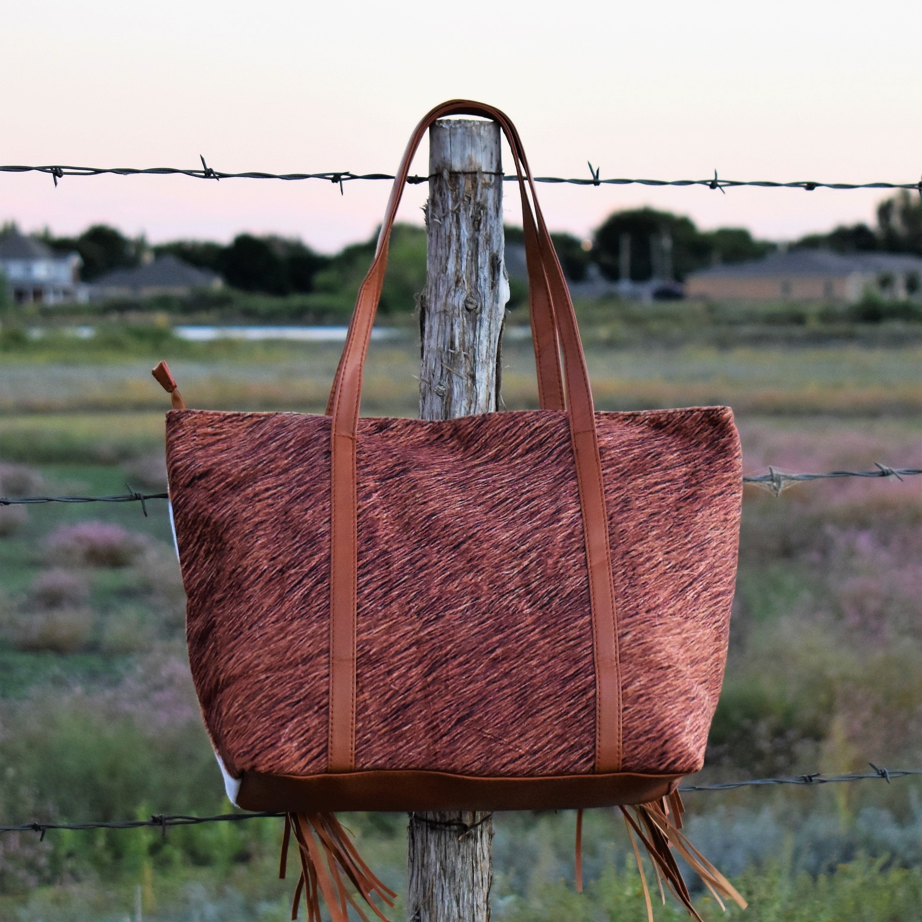 What The Fringe Moo Tote