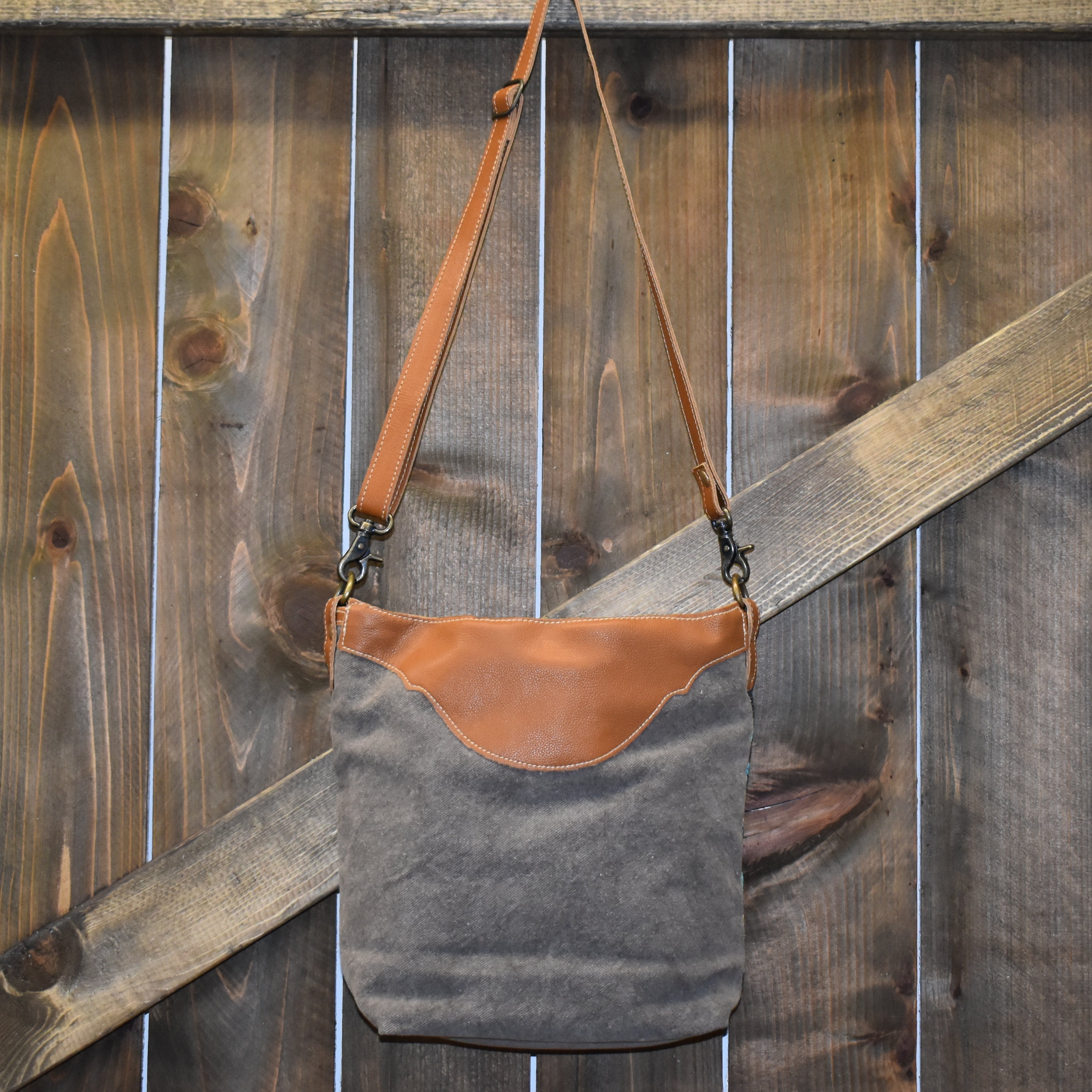 Turquoise Springs Tooled Bag*